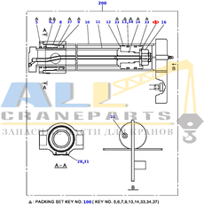 Пружинная шайба TADANO 903-020-43901 для CL-500-1