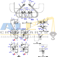 Плоская шайба TADANO 903-030-71001 для CL-500-1