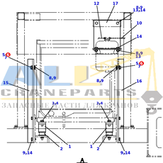 Плоская шайба TADANO 903-030-71401 для CL-500-1
