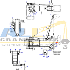 Плоская шайба TADANO 903-035-02401 для CL-500-1