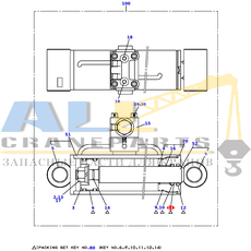 Опорное кольцо TADANO 914-102-03501 для CL-500-1