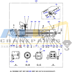 Уплотнение TADANO 916-940-08001 для CL-500-1