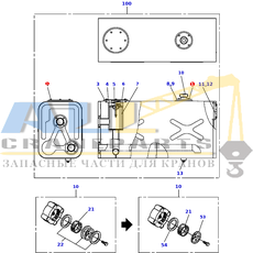 Болт M8×16 TADANO 991-630-08016 для CL-500-1