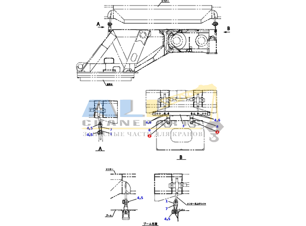 Пластина TADANO 345-904-20200 для CL-500-1