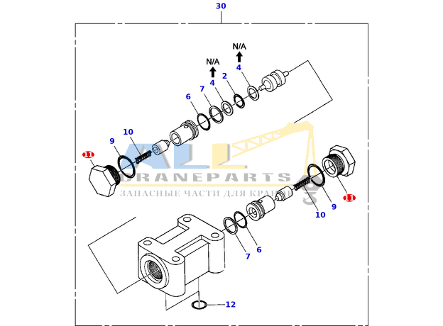 Пробка TADANO 366-241-66300 для CL-500-1