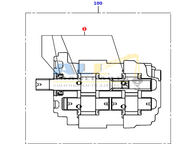 Комплект уплотнений TADANO 366-543-95010 для CL-500-1
