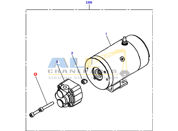 Болт с внутренним шестигранником TADANO 366-544-85030 для CL-500-1