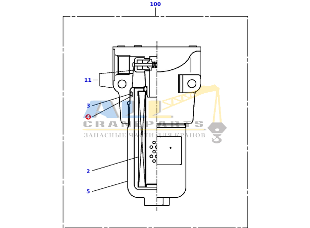 Опорное кольцо TADANO 366-733-35030 для CL-500-1