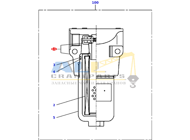 Головка в сборе TADANO 366-733-35050 для CL-500-1
