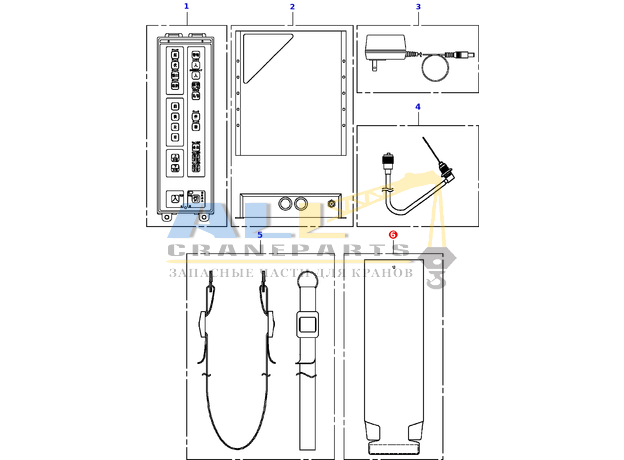 Виниловый чехол TADANO 368-058-85040 для CL-500-1