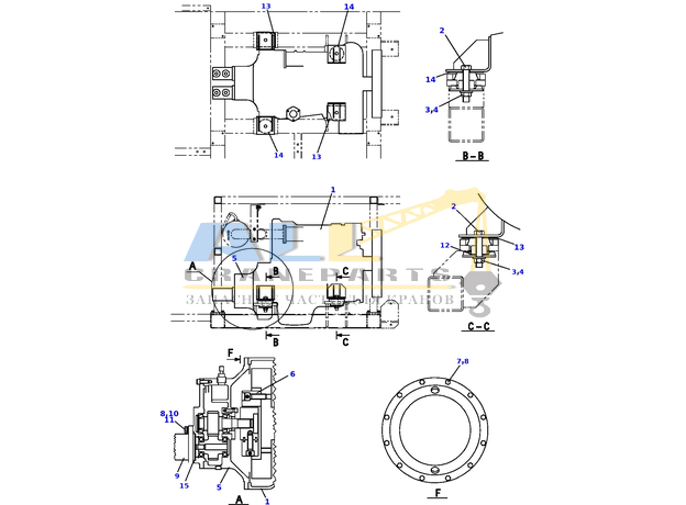 Пластина TADANO 370-005-67460 для CL-500-1