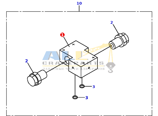 Соединение TADANO 424-909-20700 для CL-500-1