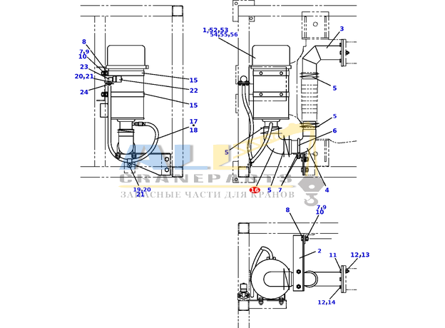 Шланг TADANO 444-200-70020 для CL-500-1