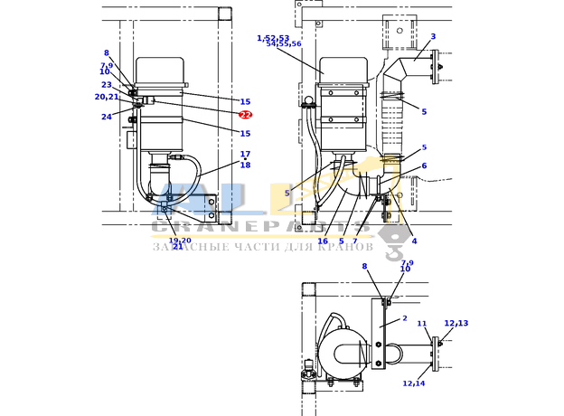 Индикатор TADANO 444-200-70060 для CL-500-1