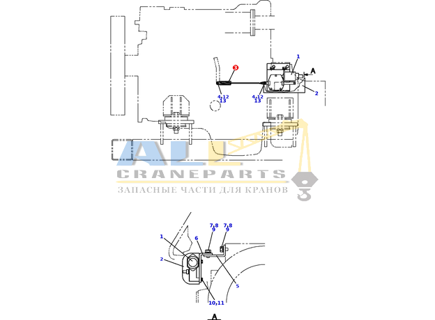 Пружина TADANO 445-508-60120 для CL-500-1