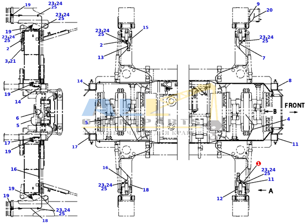 Жгут проводов TADANO 753-500-11100 для CL-500-1