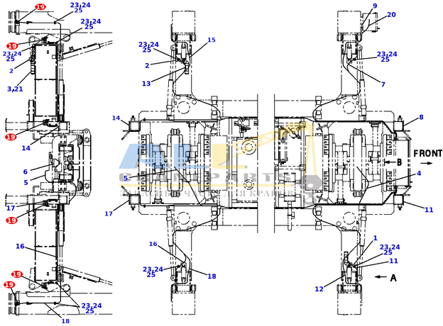 Концевой выключатель TADANO 753-500-12900 для CL-500-1