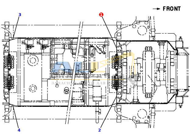 Жгут проводов TADANO 753-500-16100 для CL-500-1