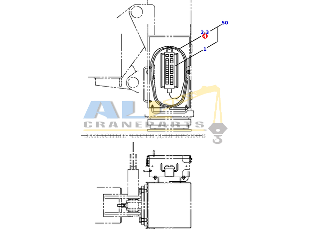 Стальной канат TADANO 754-300-14010 для CL-500-1