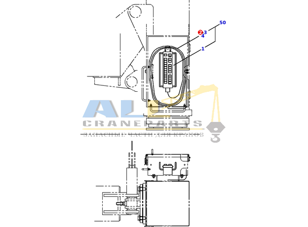 Жгут проводов TADANO 754-300-14100 для CL-500-1