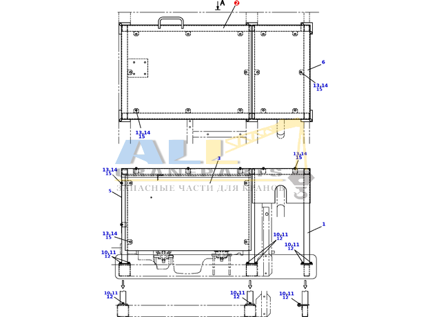 Крышка TADANO 757-900-24300 для CL-500-1