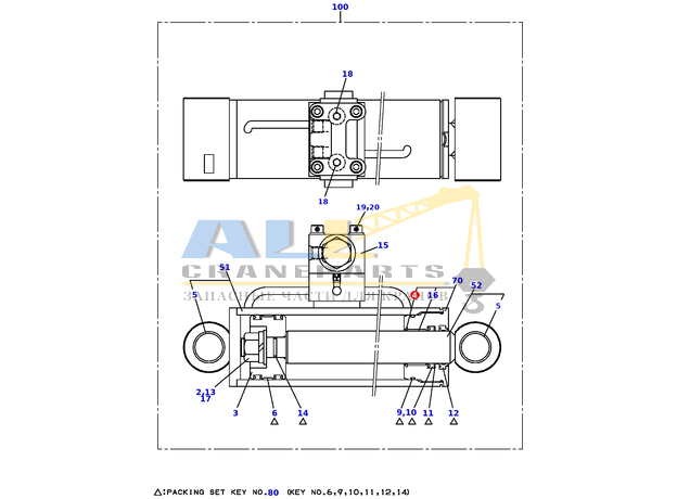 Стопорное кольцо TADANO 806-121-10400 для CL-500-1