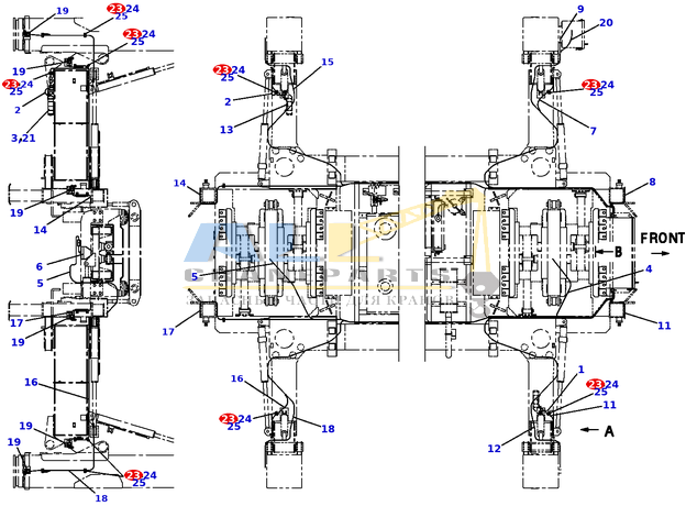 Хомут TADANO 821-000-02012 для CL-500-1