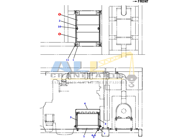 Аккумулятор YUASA TADANO 821-510-09531 для CL-500-1