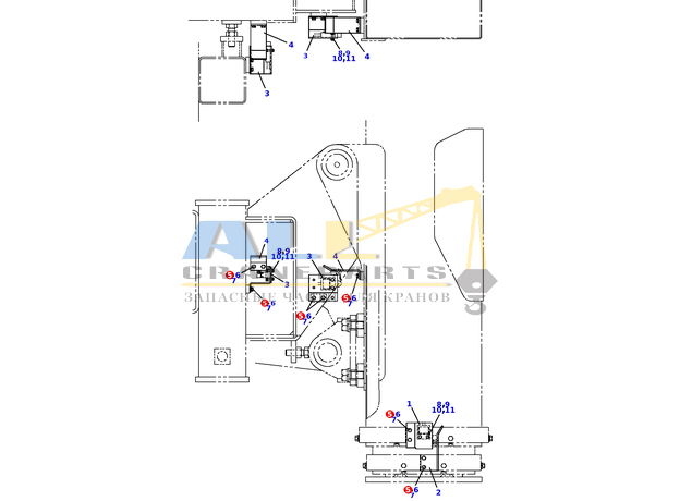 Болт TADANO 901-012-06016 для CL-500-1