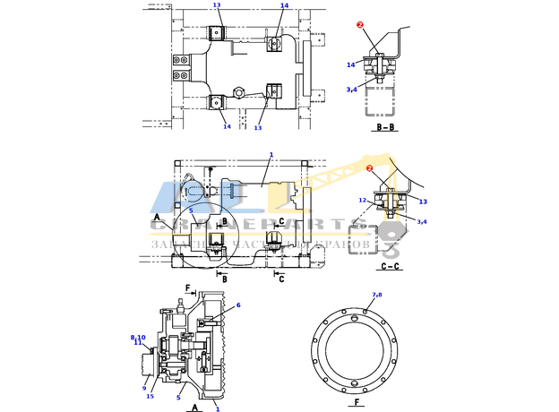 Болт TADANO 901-935-18090 для CL-500-1