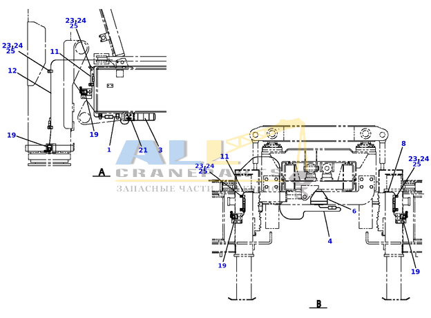 Пружинная шайба TADANO 903-020-40601 для CL-500-1