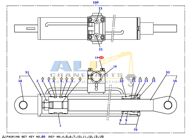 Пружинная шайба TADANO 903-020-40801 для CL-500-1