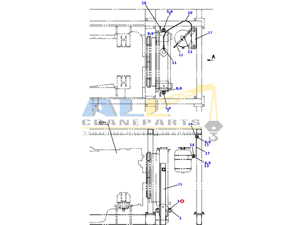 Пружинная шайба TADANO 903-020-41201 для CL-500-1