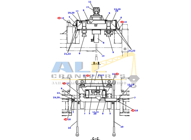 Пружинная шайба TADANO 903-020-41601 для CL-500-1
