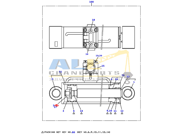 Пружинная шайба TADANO 903-020-42001 для CL-500-1