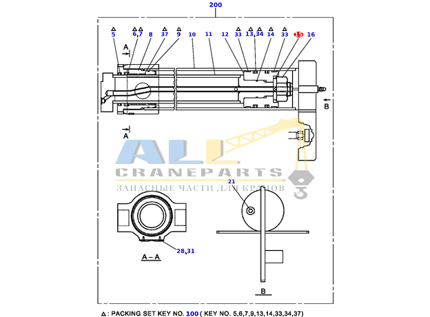 Пружинная шайба TADANO 903-020-43901 для CL-500-1