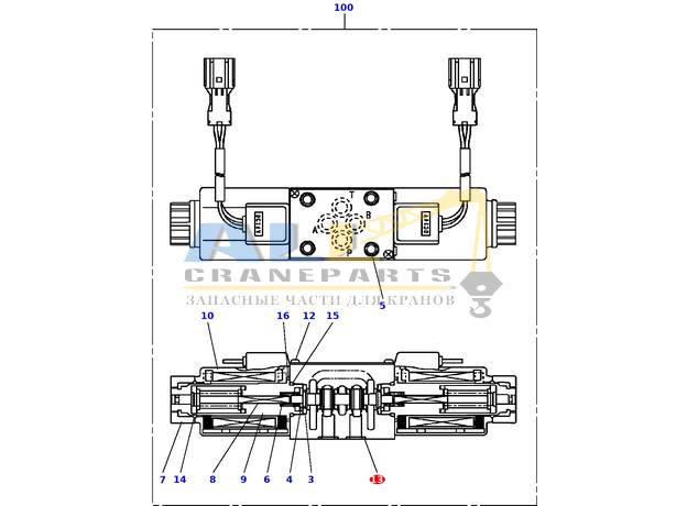 Уплотнительное кольцо TADANO 910-005-01200 для CL-500-1