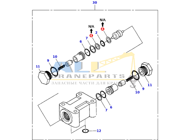 Опорное кольцо TADANO 914-110-01200 для CL-500-1